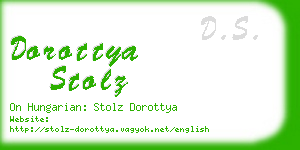 dorottya stolz business card